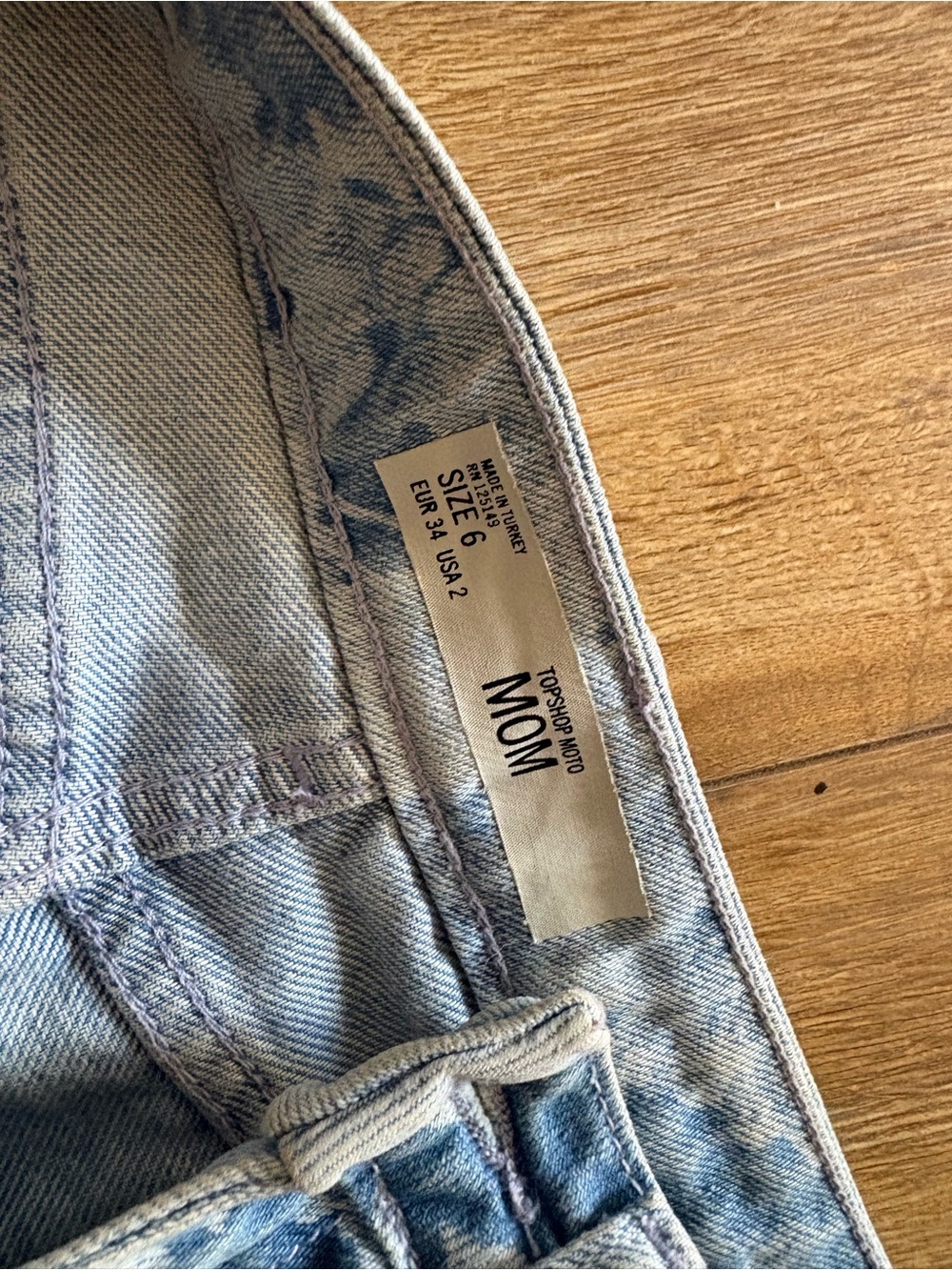 Womens Jean Shorts TOPSHOP mom